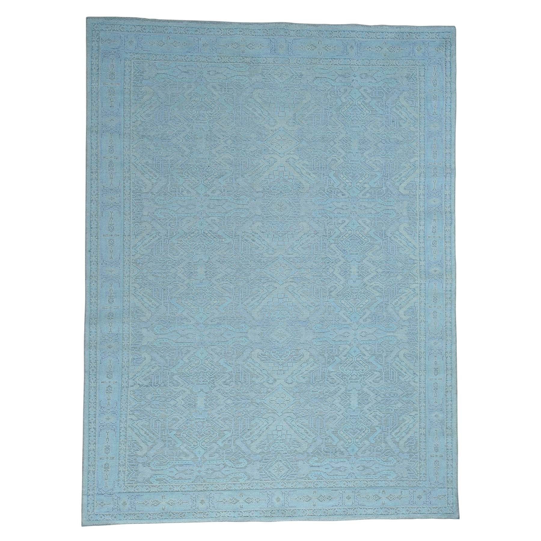 Traditional Wool Hand-Knotted Area Rug 9'0